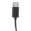 Câble TRRS 3,5 mm vers Type-C, tressé, noir, 5,0 g 5