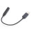 Câble TRRS 3,5 mm vers Type-C, tressé, noir, 5,0 g 4