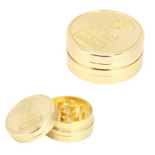 Grinder dorato in lega di zinco mini da 55 g