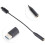 Câble TRRS 3,5 mm vers Type-C, tressé, noir, 5,0 g 16