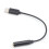Câble TRRS 3,5 mm vers Type-C, tressé, noir, 5,0 g 1