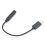 Câble TRRS 3,5 mm vers Type-C, tressé, noir, 5,0 g 15