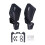 2PCS 7/8in Motorcycle Handle Protector with Universal Mounting Kits for HONDA Dirt Bikes 1
