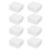 Dischetti di cotone per trucco 800 pezzi - taglia standard, bianchi 2