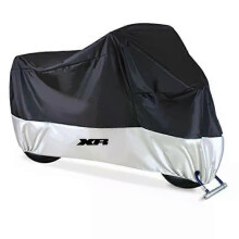 (XL, 190cm-hopea)Koskee Honda XR230MOTARD XR 230 250 400 125 2005-2012 Moottoripyörän suojakuori ulkona