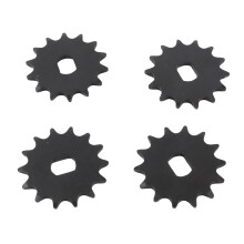 4 pezzi di pignone in acciaio da 14 denti per catena 420 12x17 mm