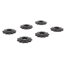 6 pezzi di pignoni in acciaio 25H 11 denti da 10 mm per motore MY1020