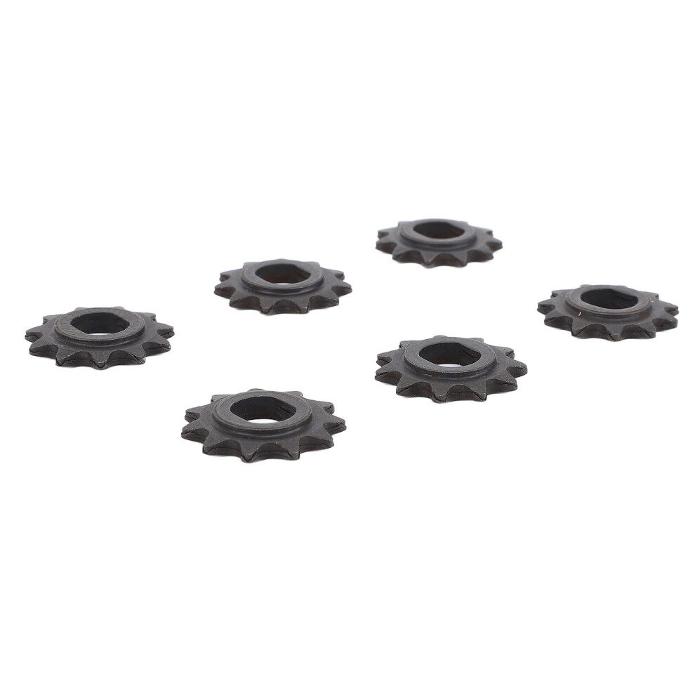 6Pcs 25H 11T Motor Sprockets 10Mm Steel Electric Scooter Motor Engine Sprocket Chain Wheel With H Shaped Mounting Hole For My1020 Motor 8731322845483