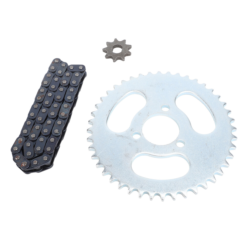 T8f Front Rear Sprocket Chain Kit With 50 Links T8f Chain 3 Hole 44T Rear Sprocket 9T Front Sprocket For Modified Karts Mini Motorcycles 4611322845512