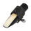 Ligature de saxophone ténor noir PU, vis réglable 7