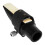 Ligature de saxophone ténor noir PU, vis réglable 11