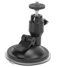 Universal-Aluminium- und Kunststoff-Saugnapfhalter-Adapter – Schwarz, 66g