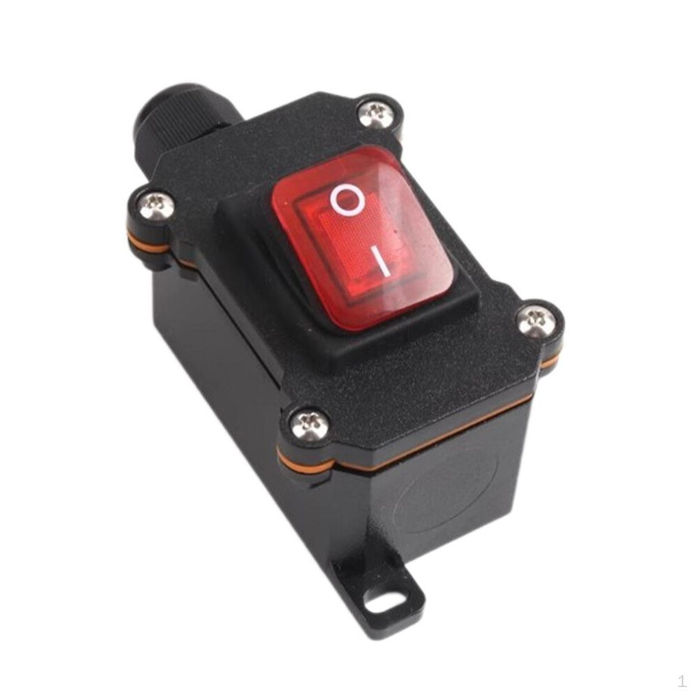 (as the picture, Red Light) High Voltage Outdoor Switch Box