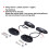 Paire de Rock Lights 9 LEDs IP68 blanc 70x35mm 10