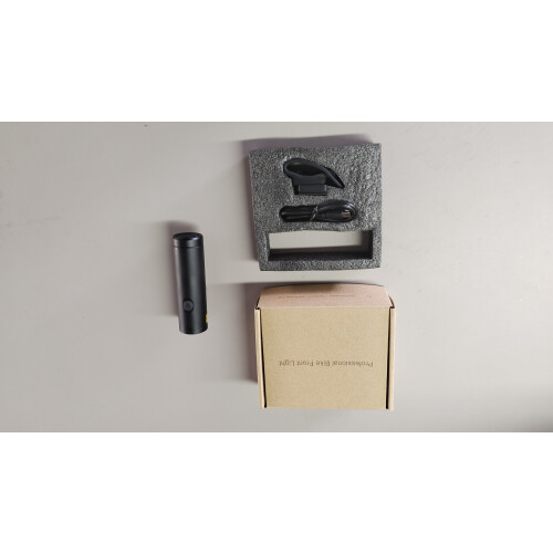 Z-18A 2000mAh Luce per bicicletta nera 10.6x4x3 cm 500LM 1