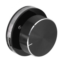 Bouton de contrôle du volume USB, diamètre 50 mm, hauteur 28 mm, lumière RGB