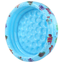 Innen- und Außenbaby-Badewanne rund, aufblasbar, blau, 120cm