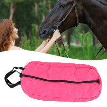 Bridle Halter Bag for Horses 420D Oxford Cloth Portable Tack Carry Bag with Handle Hook and Loop