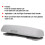 Porte-lunettes de soleil gris E60 E61 E82 E90 E91 E92 6