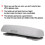 Porte-lunettes de soleil gris E60 E61 E82 E90 E91 E92 3