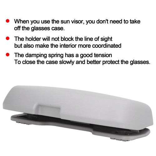 Porte-lunettes de soleil gris E60 E61 E82 E90 E91 E92 2