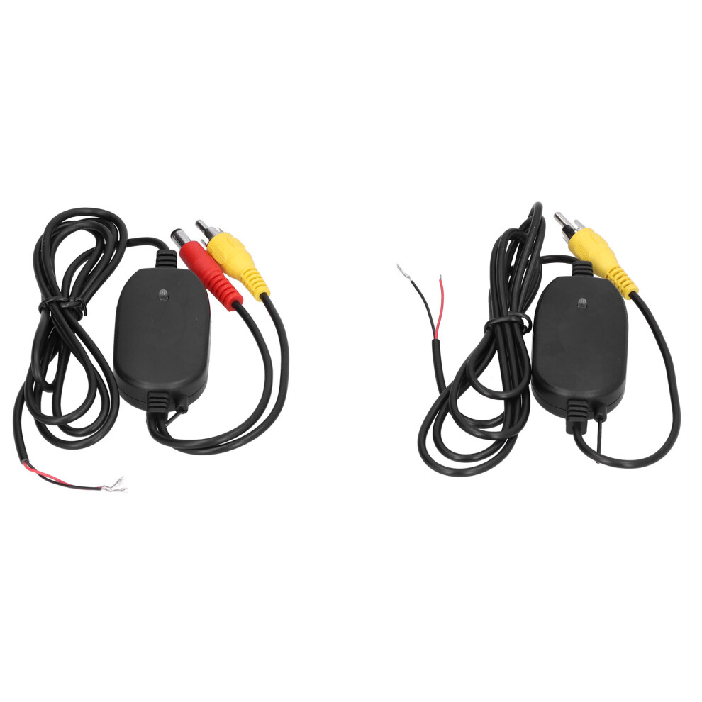 2Pcs Backup Camera Transmitter Rearview Receiver 2.4G Wireless Dc12v Car Modification Replacement 3431322852119