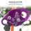 Grab Rope Belay Device Practical Trees Climb Ropes Survival Tools for Mountaineering 4