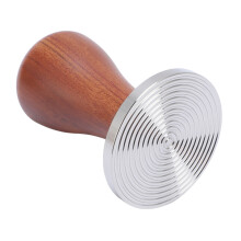 58MM Holzrahmen-Kaffeepresse mit Edelstahlbasis, einfach zu reinigen