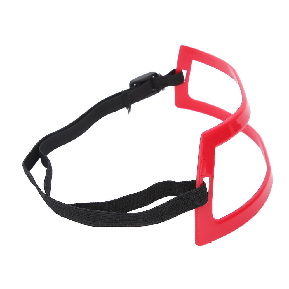Red Men Neckline Shaving Template Neck Hair Trimming Styling Hairline Shaping Guide Tools