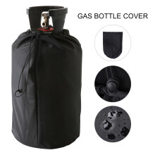 Housse pour bouteille de gaz 31x59 cm Noir 210D Imperméable