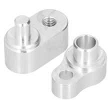 Kit de bouchage de climatisation arriÚre en aluminium argenté 10 piÚces