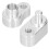 Traverse 07-15 Kit di chiusura A/C 10 pezzi Argento 13