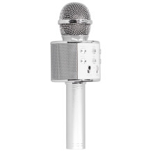 WS-858 Microphone sans fil portatif 2400 mAh BT 5W