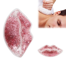 Pack de gel chaud et froid pour les lèvres, étanche et réutilisable pour le gonflement et le soulagement des blessures /