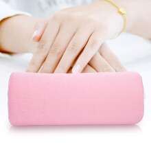 Cuscino di appoggio per la mano in cotone rosa 29x12x6 cm rimovibile
