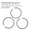 3 segments de piston de 70 mm 10 ch 0,67/1,13 7,5 kW 11