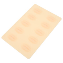 Peau d'entraînement en silicone pour tatouage des lèvres 217x144x2mm