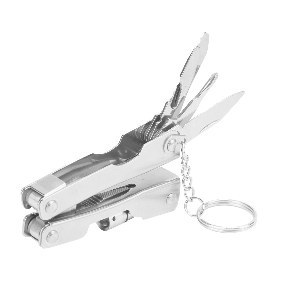 Multitool Pliers Alloy Steel Multifunctional Pocket Mini Tools Outdoor Survival Tool with Light