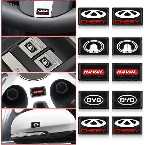 (Για Chevrolet) 10 τεμάχια διακοσμητικά αυτοκόλλητα τιμονιού