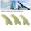 Set di 3 pinne Jade per longboard 195g 13