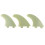 Set di 3 pinne Jade per longboard 195g 2