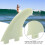 Set di 3 pinne Jade per longboard 195g 7