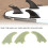 Set di 3 pinne Jade per longboard 195g 10