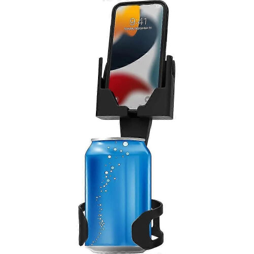 Supporto per cellulare e portabicchieri per auto multifunzionale 2 in 1