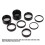 8 pièces de tubes d'objectif noirs 3/5/7/10/12/15/20/30mm 12