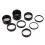 8 pièces de tubes d'objectif noirs 3/5/7/10/12/15/20/30mm 2