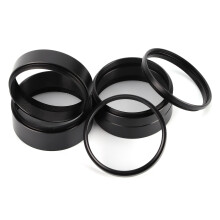8 pièces de tubes d'objectif noirs 3/5/7/10/12/15/20/30mm