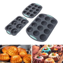 Moule à muffins en silicone, 590,00 g, 38,5x25, Donut 29x18