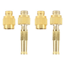 Embout de tuyau en laiton, ensemble de 2 pièces, 7 GPM, 80 PSI, G1/2