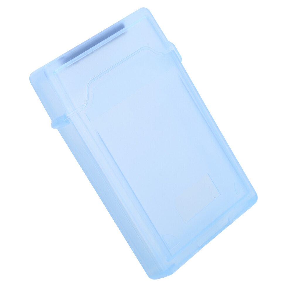 2.5In Hard Disk Storage Box Abs Material Hdd Ssd Dustproof And Antistatic Protection Case( ) (Not Inclube Hard Disk) Blue 7611322865432